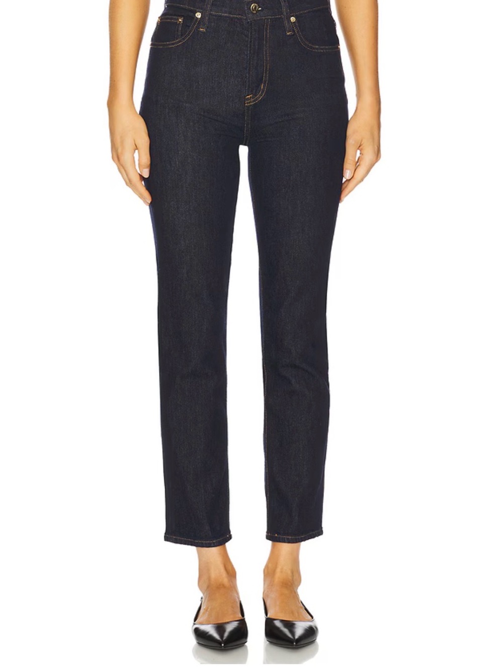 NWT Pistola Bri High-Rise Straight Leg Women's Jeans - Dark Indigo orig $178